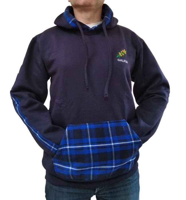 Galicia Tartan Sports Hoodie